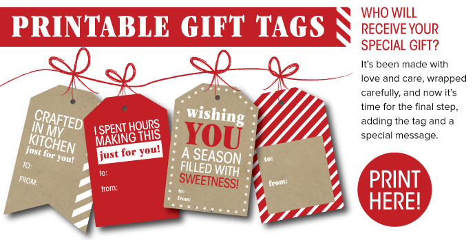 Print Gift Tags Here