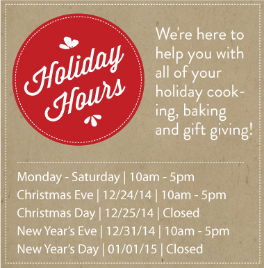 Holiday Hours