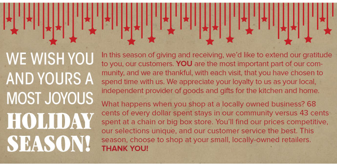 We Wish You...