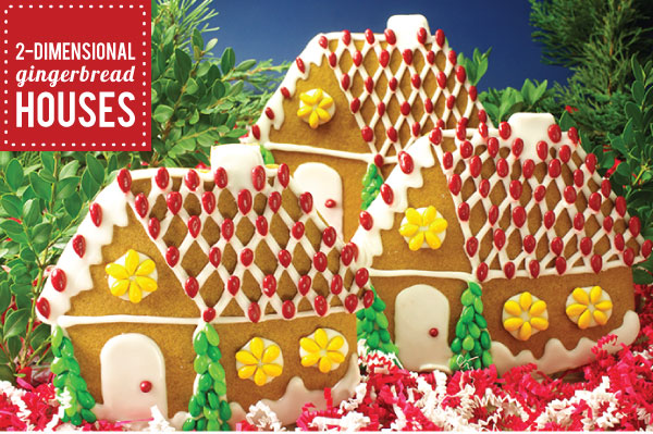 2D Gingerbread Houses