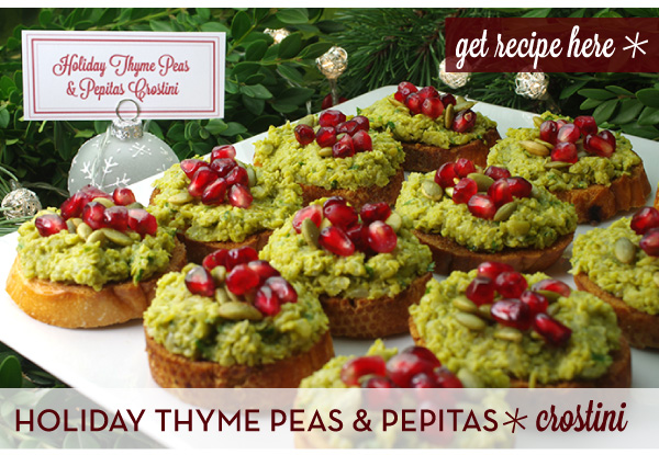 RECIPE: Holiday Thyme Peas and Pepitas