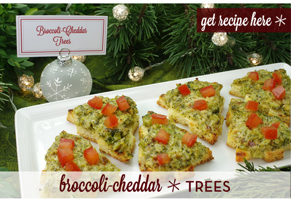 RECIPE: Broccoli-Cheddar Trees