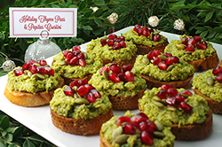 Holiday Thyme Peas Crostini