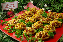 Mini Sausage-Stuffed Potatoes