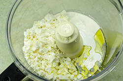 Feta in Food Processor
