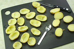 Scooping the Potato Skins