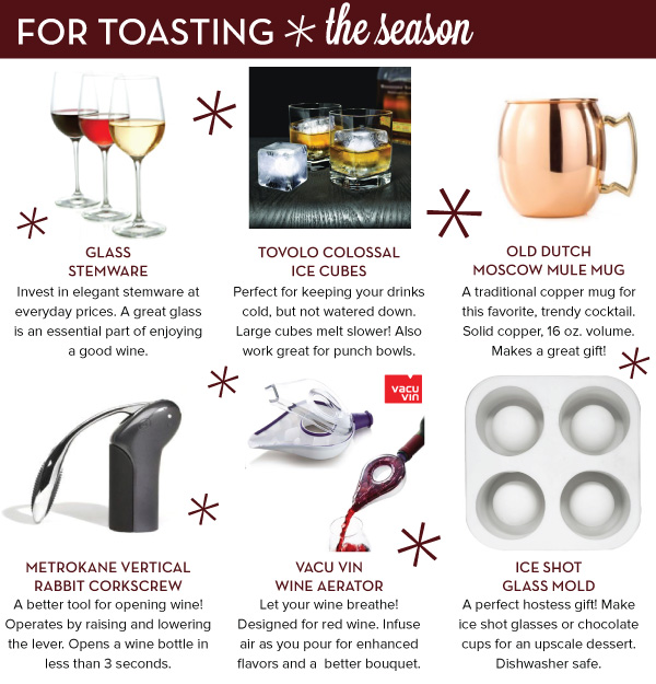 For Toasting the Season