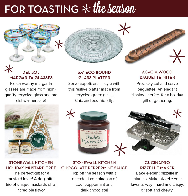 For Toasting the Season