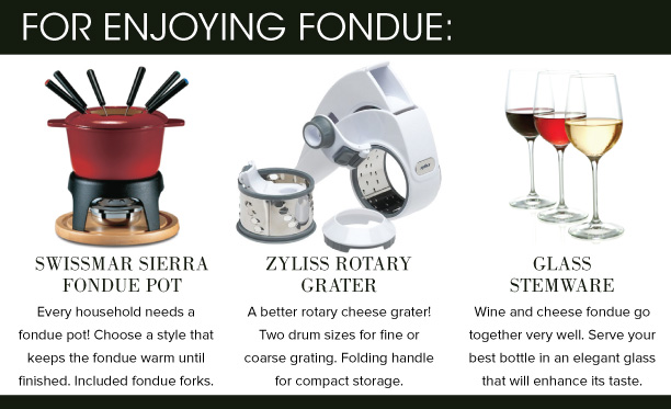 For Enjoying Fondue