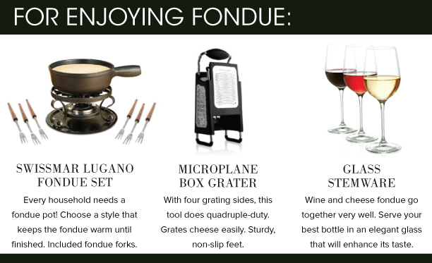 For Enjoying Fondue