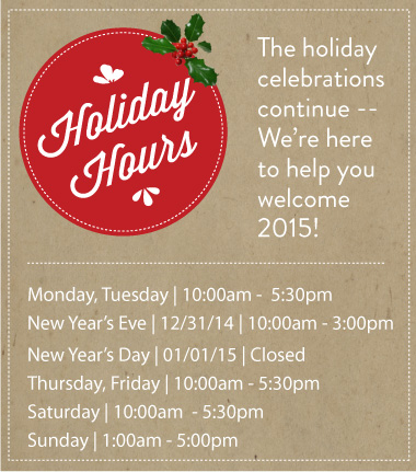 Holiday Hours