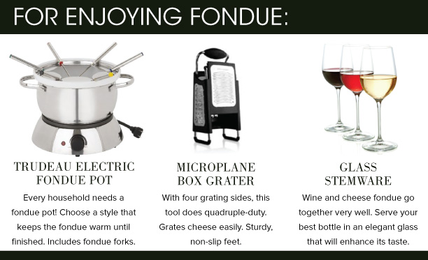 For Enjoying Fondue