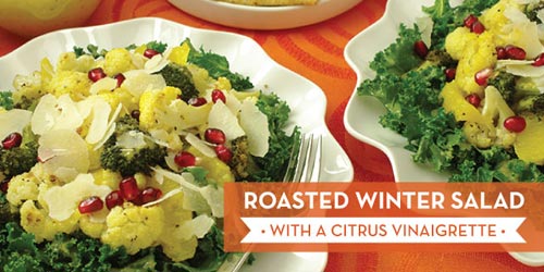 Roasted Winter Salad with Citrus Dressing