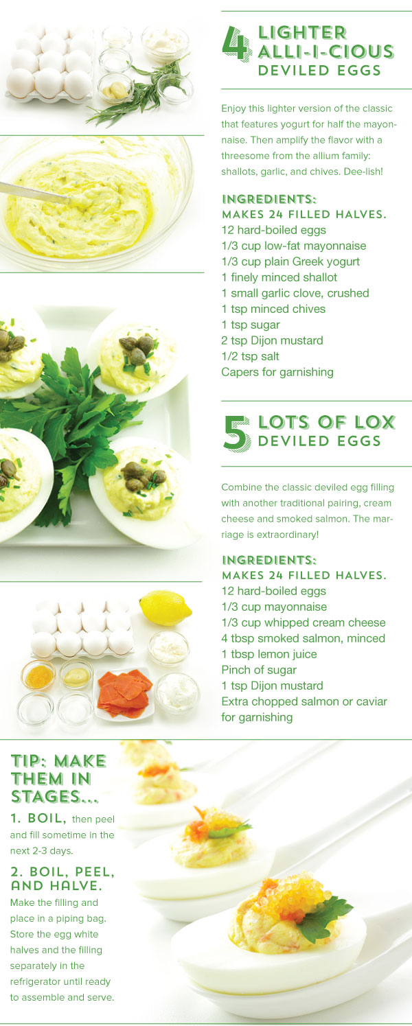 Lighter Deviled Eggs