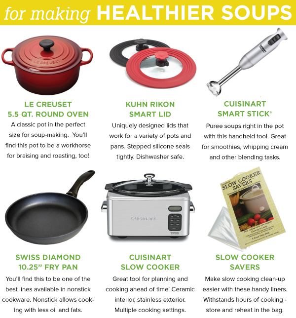 For Making Healthier Soups