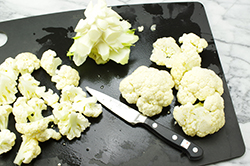 Cutting Cauliflower
