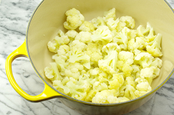 Steaming Cauliflower