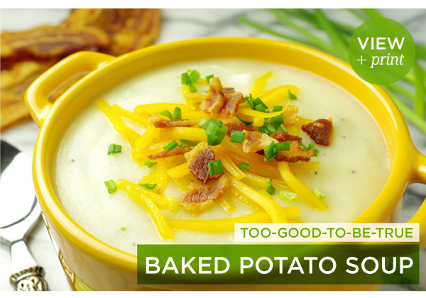 RECIPE: Too-good-to-be-true Baked Potato Soup