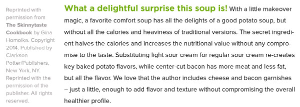 RECIPE: Too-good-to-be-true Baked Potato Soup