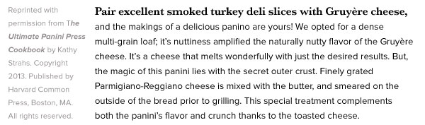 RECIPE: Smoked Turkey Croque Monsieur Panini
