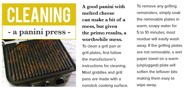 Cleaning a Panini Press