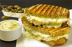 Smoked Turkey Croque Monsieur Panini