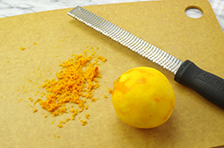 Zesting the Orange
