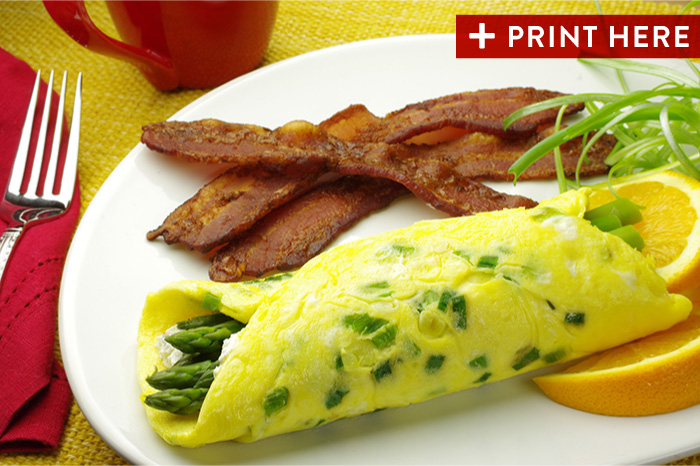 Spring Asparagus Omelet