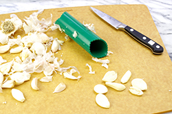 Prepping Garlic
