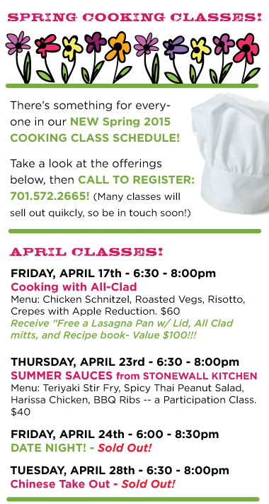 Cooking Classes