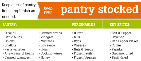 Keep Your Pantry Stocked