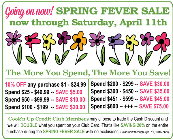 Spring Fever Sale