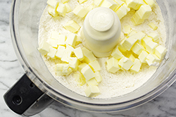 Butter and Flour in Work Bowl