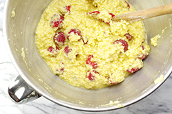  Mixed Batter with Raspberries

