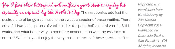 Vanilla Raspberry Muffins