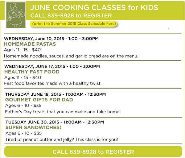 June Kids' Classes