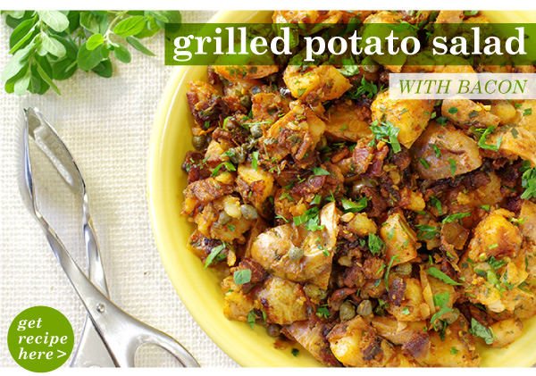 RECIPE: Grilled Potato Salad with Bacon