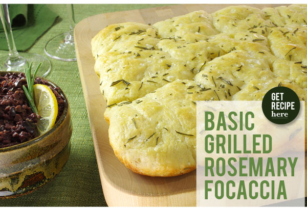 RECIPE: Basic Grilled Rosemary Focaccia