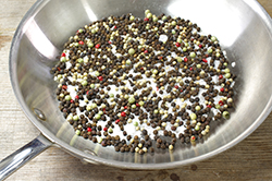 Toasting Peppercorns