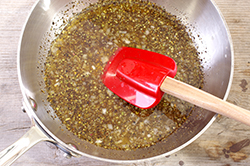 Simmering the Shallots