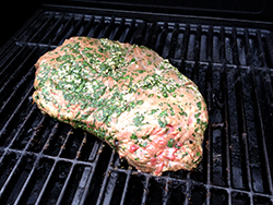 Flank Steak on the Grill
