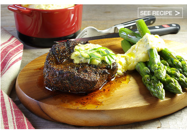 RECIPE: Creole, Coffee-Rubbed Filet Mignon with Bearnaise Sauce