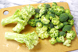 Prepping Broccoli
