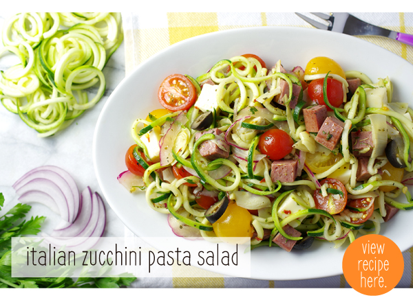 RECIPE: Italian Zucchini Pasta Salad