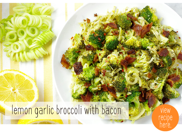 RECIPE: Lemon Garlic Broccoli with Bacon