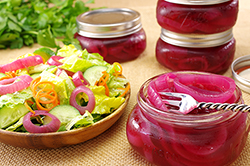 Red Onions in Vinegar