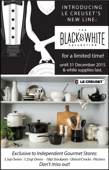 Le Creuset's Black and White Collection