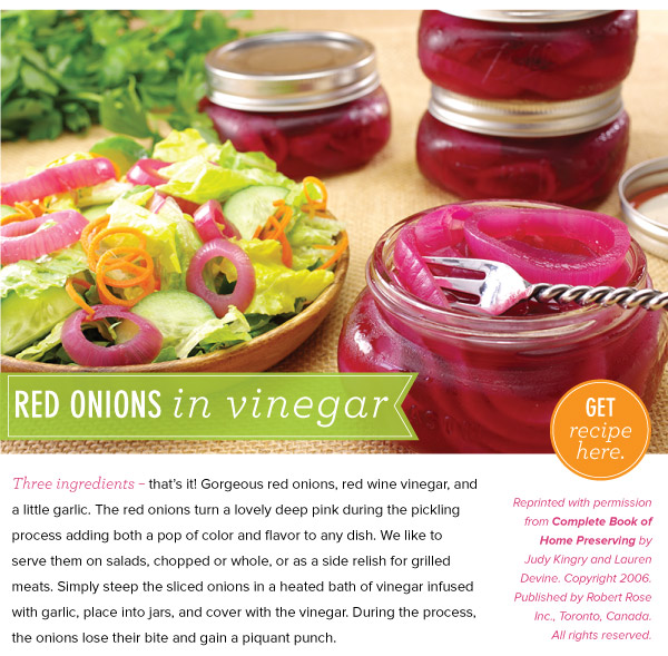 RECIPE: Red Onions in Vinegar