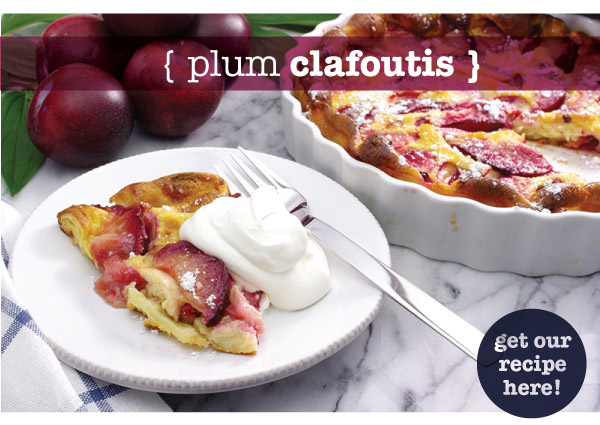 RECIPE: Plum Clafoutis