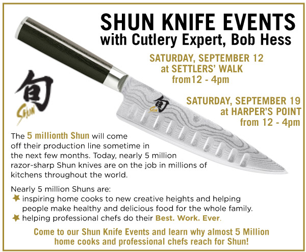 Shun Knife Events